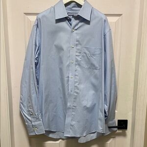 Tommy Hilfiger | Sky Blue | Long Sleeve |Button Down |Cotton |Dress Shirt | 16.5